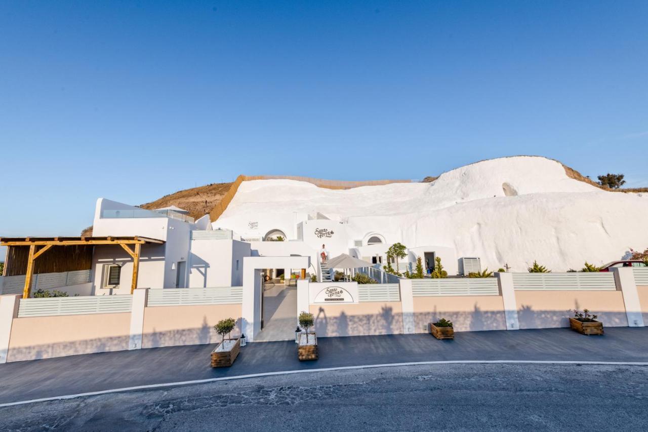 Santoterra Antigua Suites Karterados  Buitenkant foto